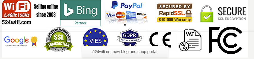 PayPal, card payment, SSL, VIES and GDPR security marks