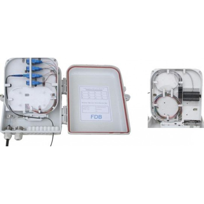 Wodaplug outdoor 16 port splitter FTTH PON BOX WDP02016C for mini PLC splitters