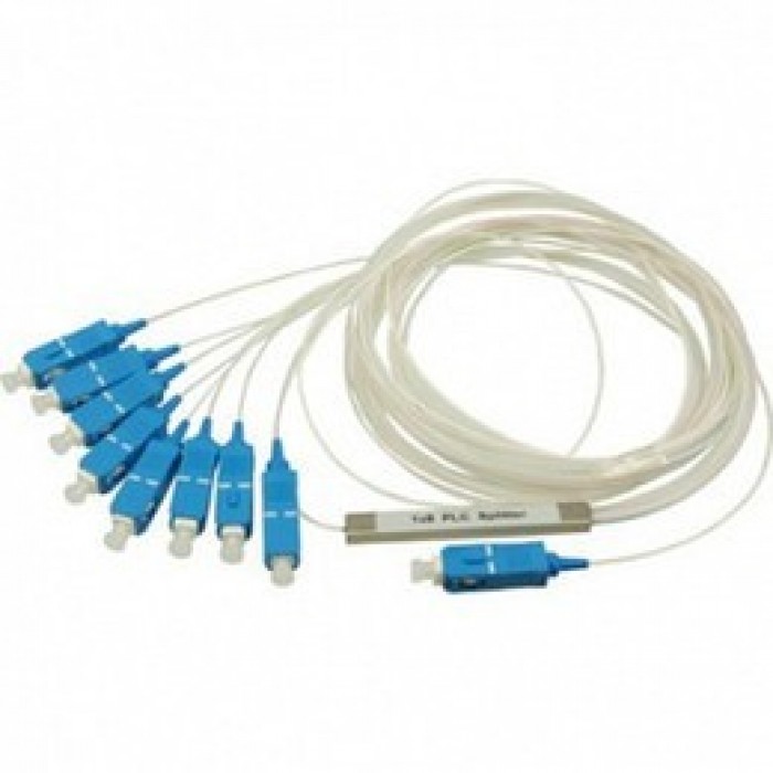 Wodaplug ® mini pacakge optical PLC splitter 1 to 16 - with connector type SC/PC