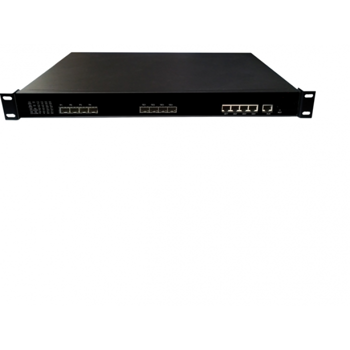 Wodaplug ® 1U4PGE 1U 4PON GEPON OLT, Chipset Cortina CS8032, WEB, CLI, SNMP managementm, FD1104SN-R1 Dual power