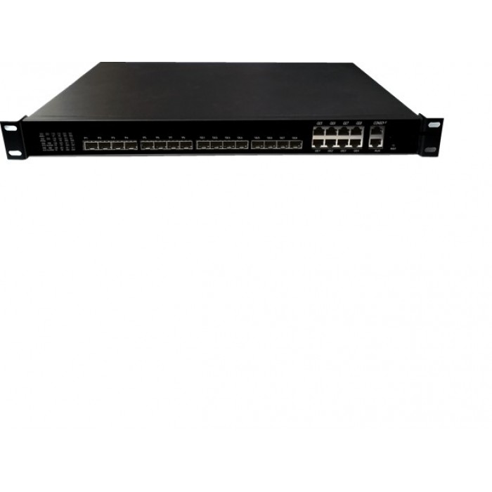 Wodaplug ® 1U8PGE 1U 8PON GEPON OLT, Chipset Cortina CS8032, WEB, CLI, SNMP management, FD1108S, Dual power