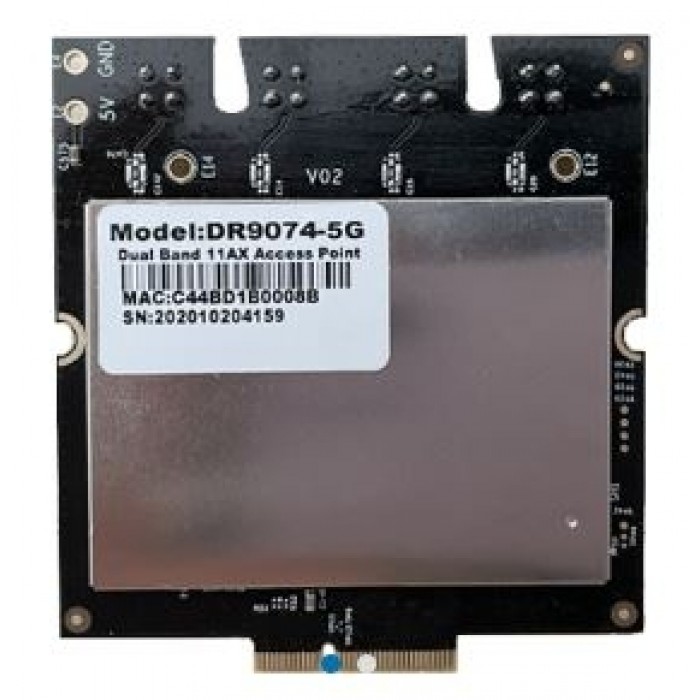 524 WiFi 6 DRiver 9074-5G Qualcomm PN02.1 Single band 5GHz QCN9074 / QCN9024 WIFI6 11AX 4X4 MU-MIMO WIFI MODULE, M.2 E key, Pro+
