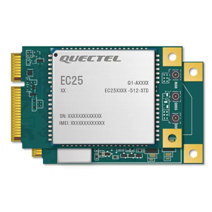 Quectel EC25 - EUX miniPCIe - optimized LTE Cat 4 Module EC25-EUX PCIE EUROPE EMEA version - Image 2