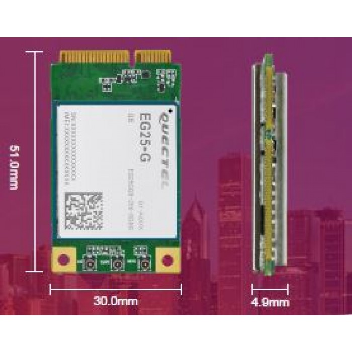Quectel EG25-G Mini PCIe IoT/M2M-optimized LTE Cat 4 Module, EG25GGB-MINIPCIE - Image 4