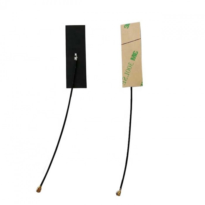 524 WiFi internal FPC Dual Band 5dBi Antenna , 2.4 / 5 GHz , with 12cm pigtail cable, MMCX connector - Image 2