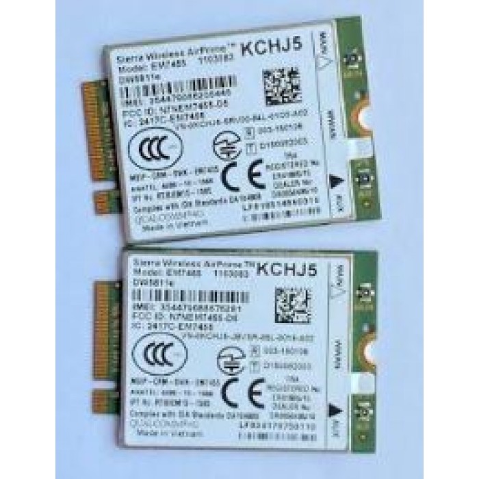 SEMTECH EM7455 AirPrime Sierra wireless Module M.2, LTE-A CAT 6, DC-HSPA+, HSPA+, HSDPA, HSUPA, WCDMA, GSM, GPRS, EDGE, CDMA, GNSS - Image 2