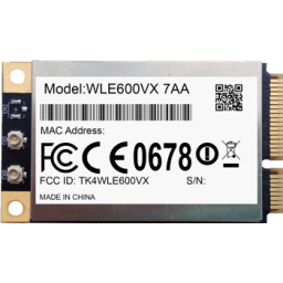 QCA9882 WDS WLE600VX-7A miniPCIe module, 802.11ac, 2,4 / 5GHz, 2x2 MIMO, Qualcomm reference XB140 design, COMPEX