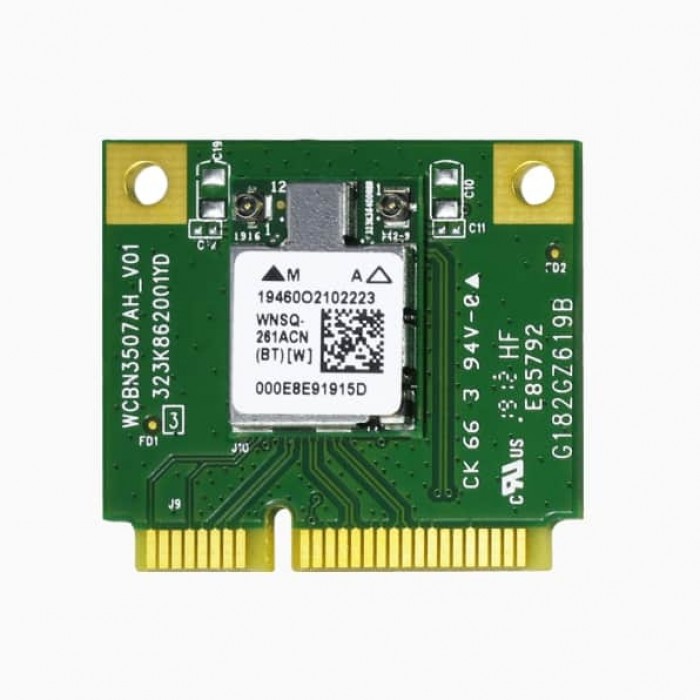 WPEQ-261ACN(BT) v2 802.11ac/a/b/g/n WiFi 5 + BT 5.0 Combo, Half mini PCIe Module, Qualcomm QCA6174A, 2T2R, Sparklan
