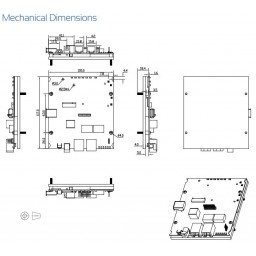 COMPEX WPJ428 Multi-function IPQ4028 Embedded Board, 710MHz CPU / 2x GE Port / Dual Band 802.11ac Wave 2, LTE Gateway - Image 2