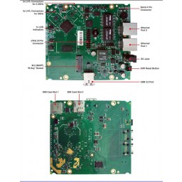 COMPEX WPJ428 Multi-function IPQ4028 Embedded Board, 710MHz CPU / 2x GE Port / Dual Band 802.11ac Wave 2, LTE Gateway - Image 3