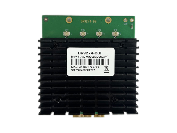 QCN6274 524 WiFi7 Driver DR9274-2.4G Qualcomm Single band 2.4GHz 802.11BE 4X4 MU-MIMO WI-FI 7 MODULE, M.2 E key, ProPlus series - Image 3
