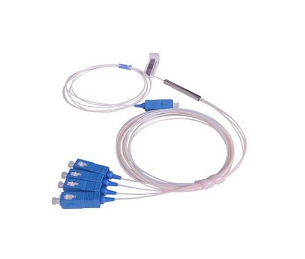 Wodaplug ® mini package optical PLC splitter 1 to 4 - with connector type SC/PC