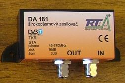 Wodaplug DA181 broadband data passing thru Amplifier fot TV coax cable networks