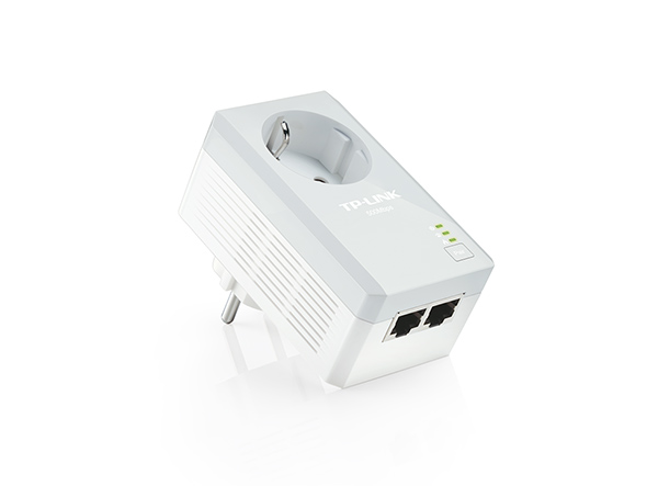 TP-LINK TL-PA4010P kit AV500 2*PowerLine Ethenrnet Adapters with AC Pass Through,500Mb/s
