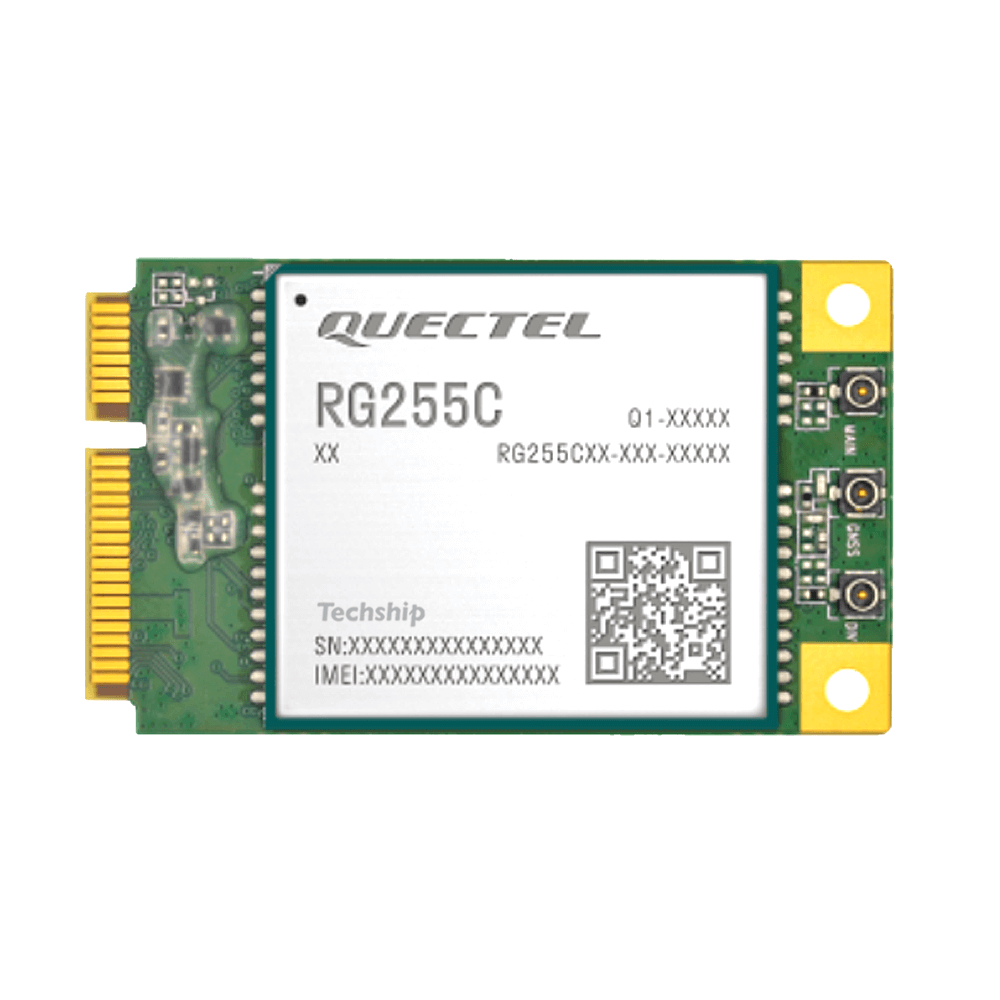 Quectel RG255C-GL 5G RedCap mPCIe module, 3GPP Rel-17 RedCap, 1T2R, Qualcomm SDX35, low power consumption