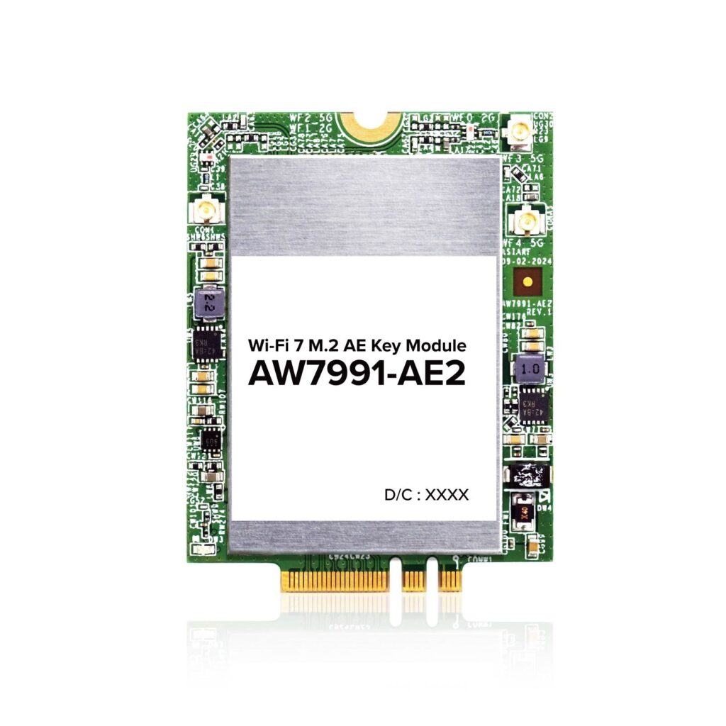 524 WiFi 7 BE5000 802.11be Dual Bands Dual Concurrent DBDC G-band 2T2R and A-band 3T3R 2ss Advanced M.2 AE Key Card mt 7991-AE2, MediaTek MT7991 AV, for 524wifi.com