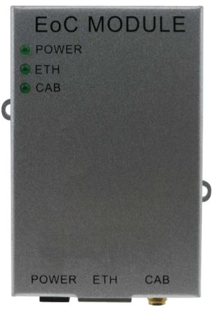 Wodaplug EOC modem with Gigabit port RL7410T, 700Mbps, 1*GE LAN, 1xF coax connector, Qualcomm chipset, Homeplug AV