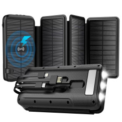 Wodasport® SolarPanels Outdoor Adventure™ B16P4 Fast Charge, 16000 mAh, 4 x solar panel 1.3Ah, Direct Solar Charging