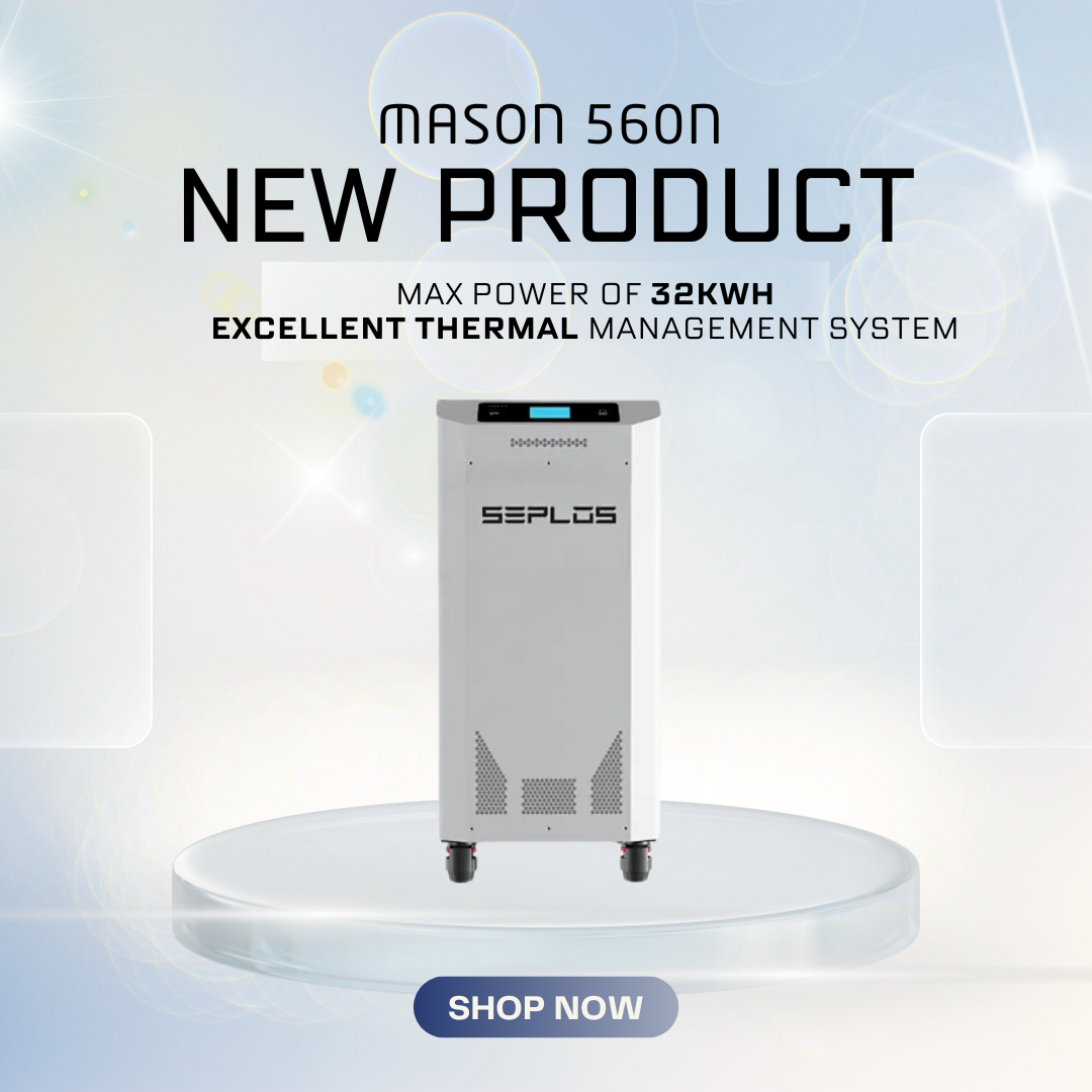SEPLOS Mason 560L-N — 32 kWh LFP battery — product view 3