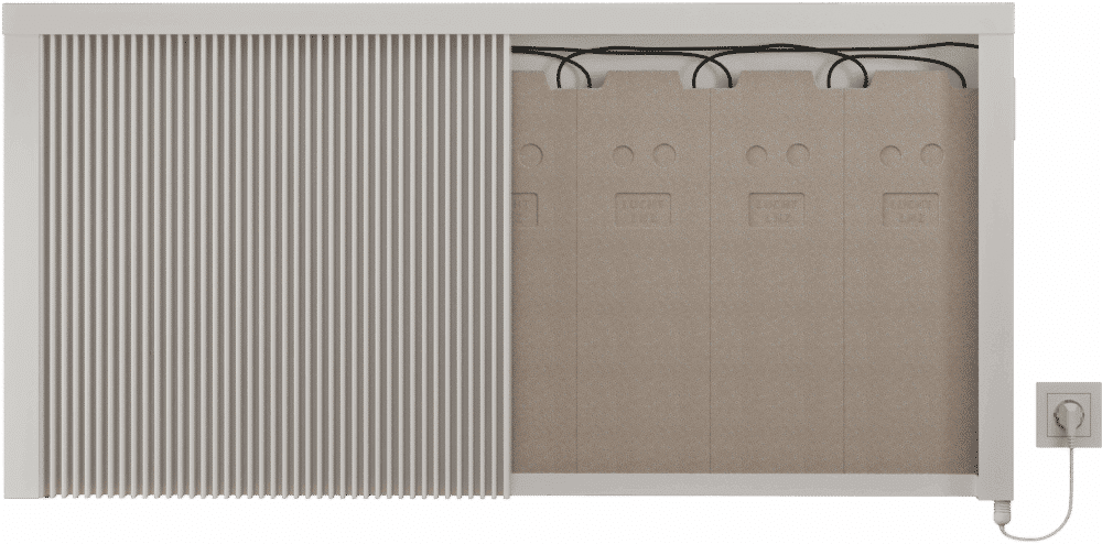 TECHNOTHERM TTB-E 14 Duo 34+ — 1.92 kW room heater with thermal storage — product view 3
