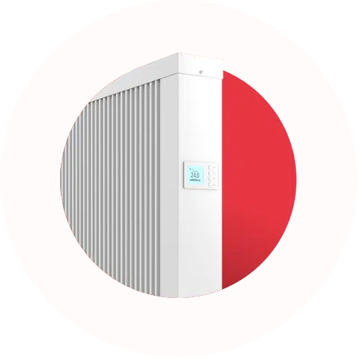 TECHNOTHERM Dynamo 1500 S EU — 1.5 kW wall-mounted room heater with thermal storage — product view 3