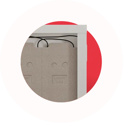 TECHNOTHERM TTB-E 14 Duo 34+ — 1.92 kW room heater with thermal storage — product view 4
