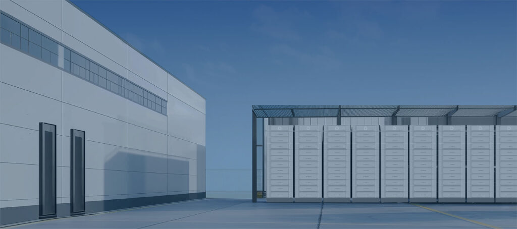 Systém Dyness STACK100; prodávanou položkou je jeden bateriový modul S51100