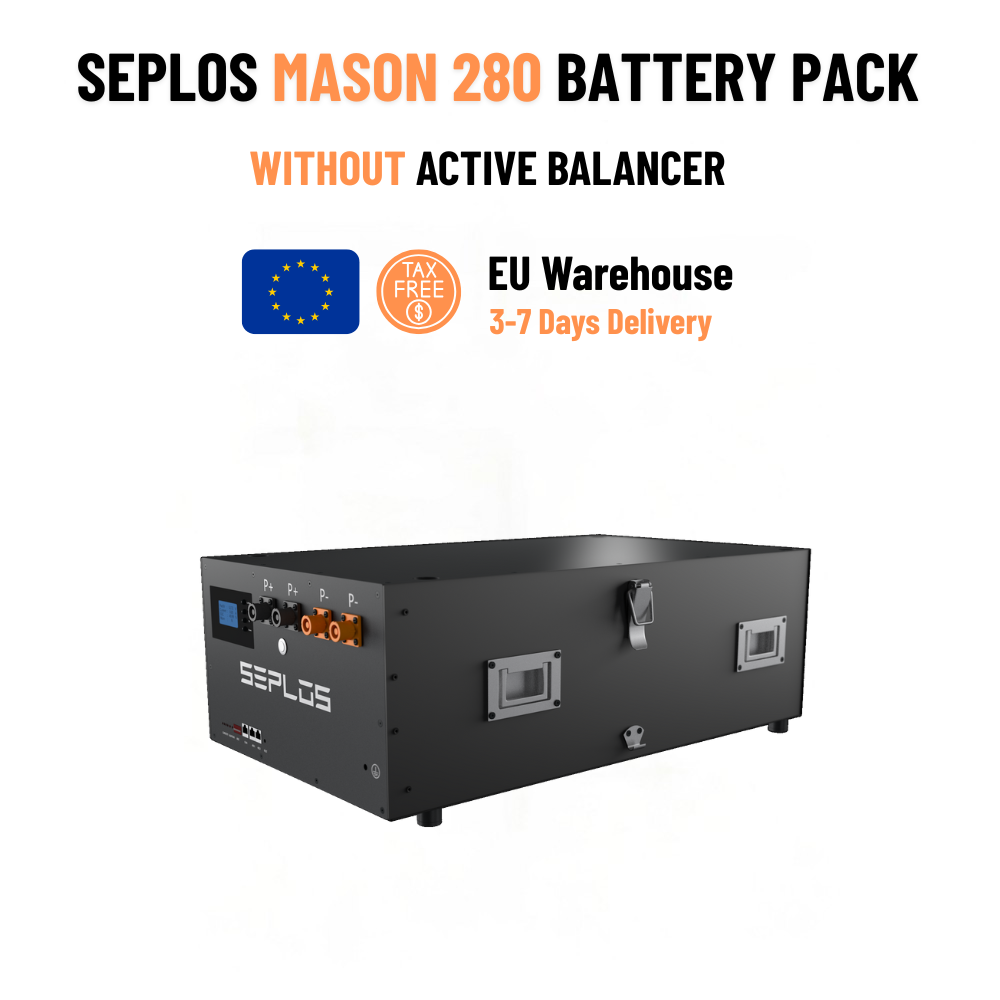 SEPLOS Mason 280 Rack Standard — 14.3 kWh LFP battery
