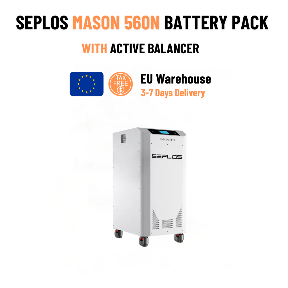 SEPLOS Mason 560L-N — 32 kWh LFP battery