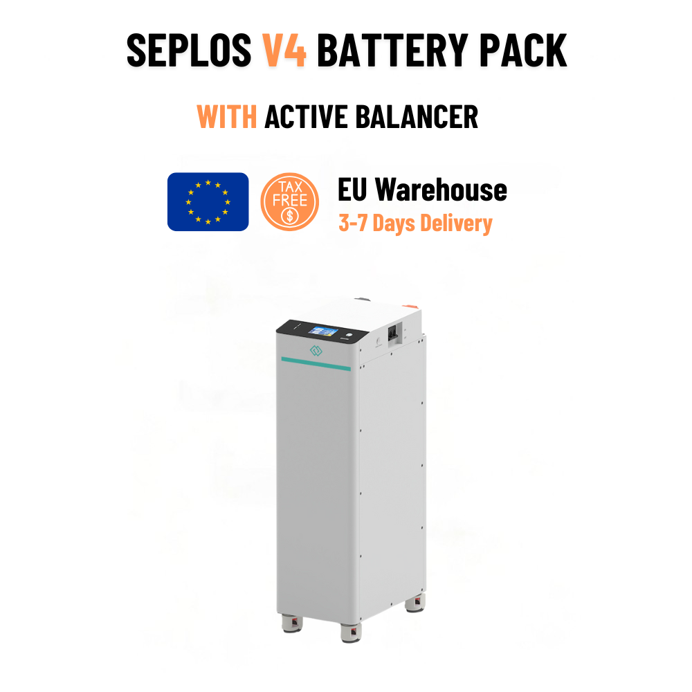 SEPLOS V4 White — 14.3 kWh LFP battery
