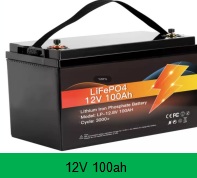 AVEPOWER LiFePO4 baterie 12 V 100 Ah pro karavan a solár
